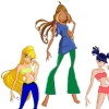 Habiller Bloom, Flora, Stella, Layla du Winx club