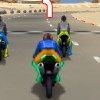 Course de moto en 3d