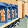 Les vestiaires de foot