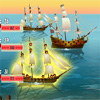 Combat de bateaux pirate