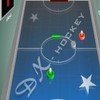 Air hockey en 3d, dur de matriser le palet sur coussin d'air