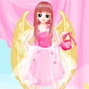 Un costume d'ange pour cette jeune fille qui aime les habits